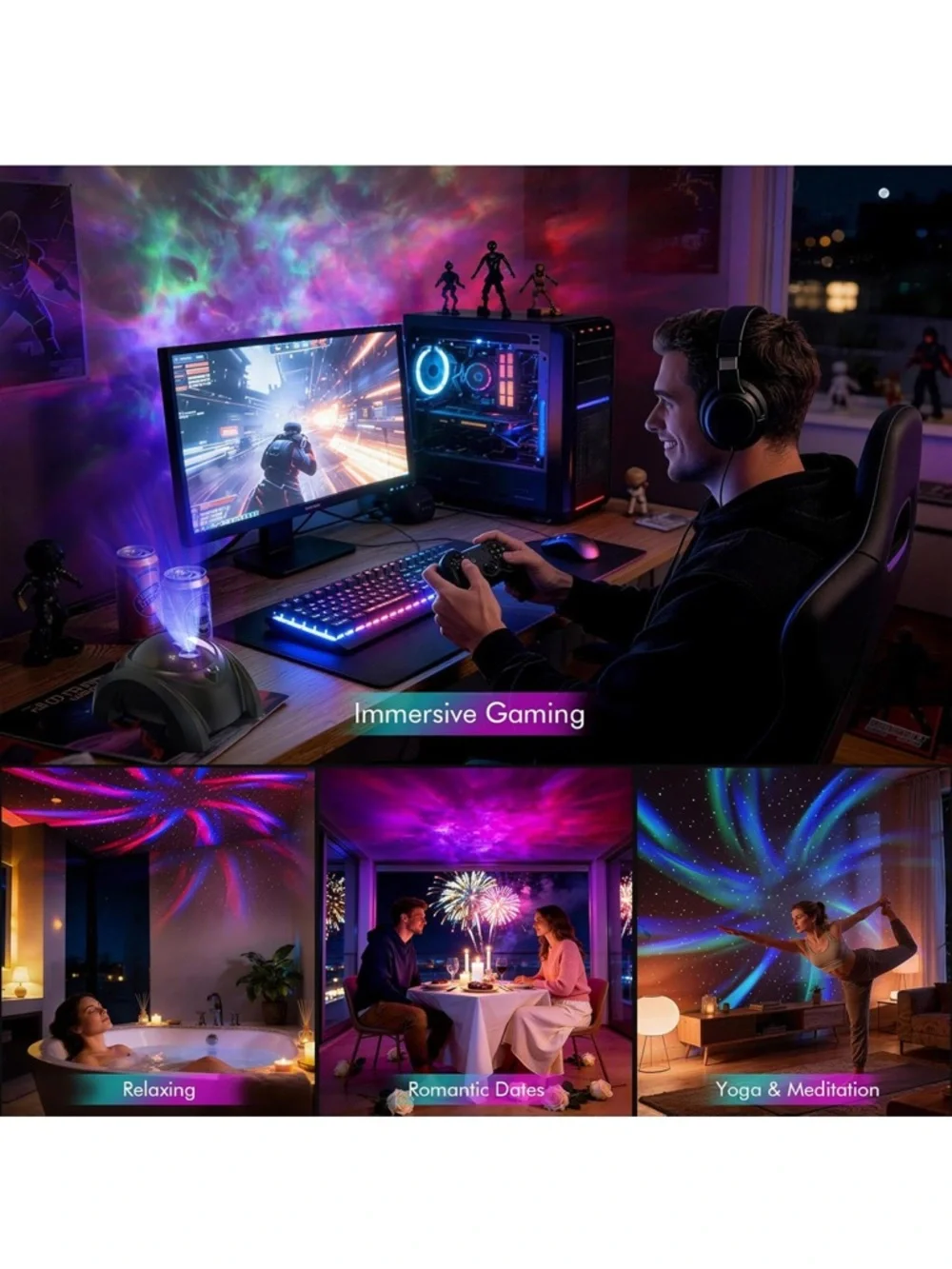 Stars projector for bedroom